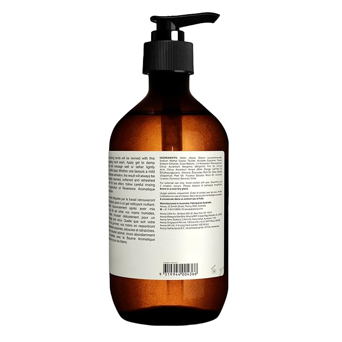 Aesop Reverence Aromatique Hand Wash | Gentle Exfoliating Hand Wash - Image 5