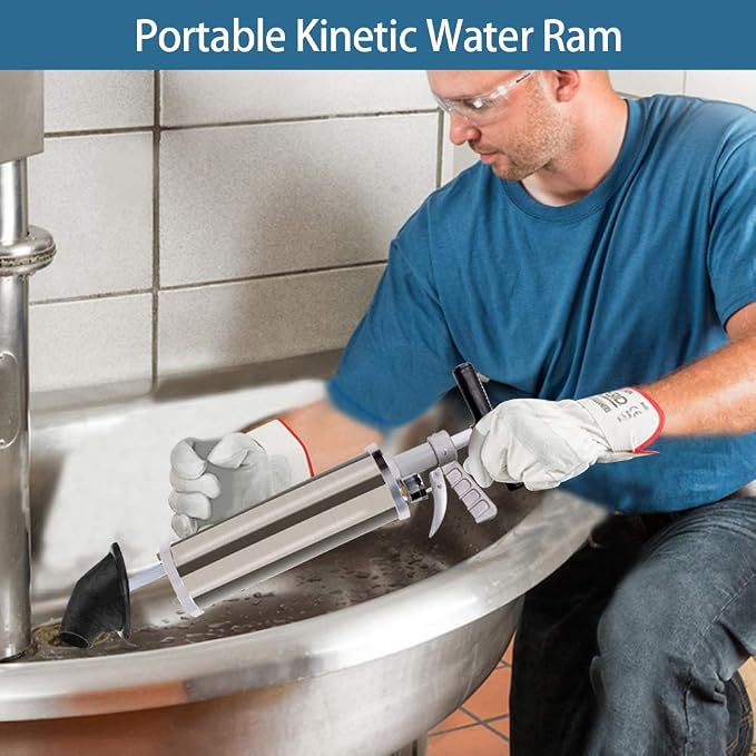 Portable High Pressure Kinetic Toilet Plunger Air Drain Blaster Pump - Image 5