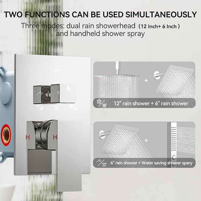 Shower Faucet Set Shower Systems, STARBATH 3 Way Shower Faucet - Image 3