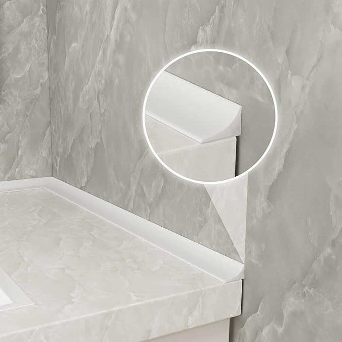 39 inch Silicone Water Guard for Kitchen Sink, Rubber Shower Threshold Splash - Image 5