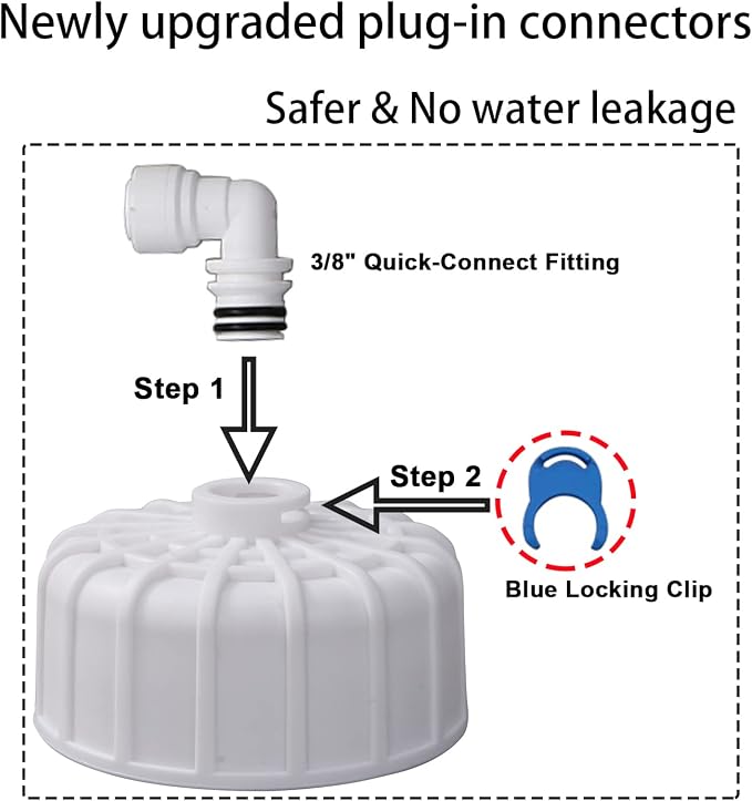 Huining 3012-400GPD Reverse Osmosis Membrane Housing Kit - Image 5