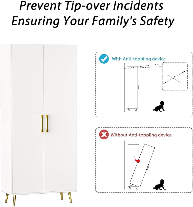 White Storage Cabinet - Image 7