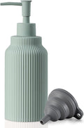 Modern Ceramic Soap Dispenser for Bathroom，14oz Ceramic Soft Touch Hand Lotion by Unknown