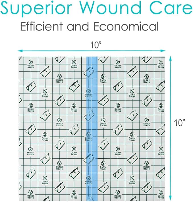10" x 10" Shower Shields Wound Cover, Large Waterproof Bandages - Image 5