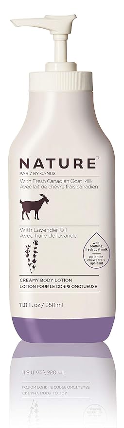 Nature by Canus Lavender Goat Milk Body Lotion, 11.8 oz by Nature+by+Canus