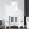 LUCKWIND 48" Bathroom Vanity Sink Combo, 24-inch Main Cabniet by LUCKWIND