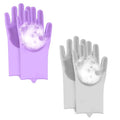 2-Pair Pet Hair Remover Glove for Dogs and Cats Washing, & Deshedding – by Unknown