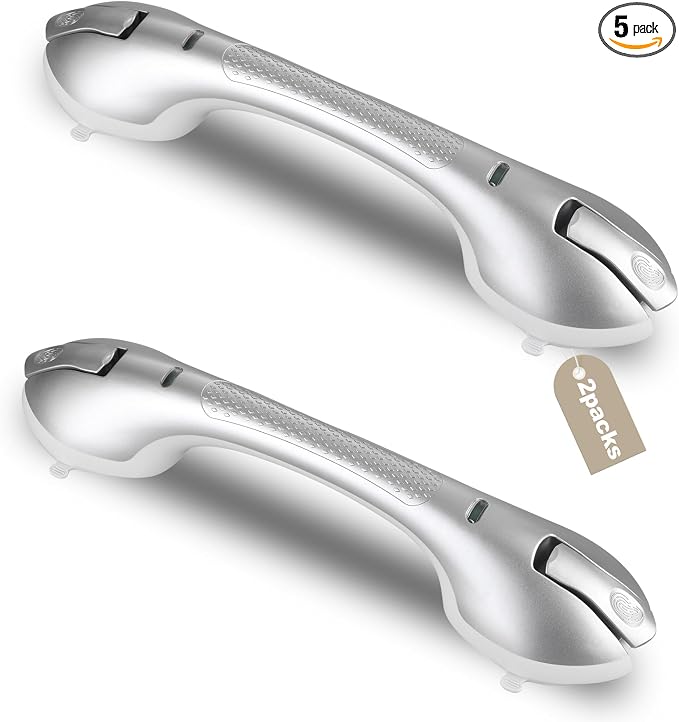 Shower Grab Bar 2 PCS Suction Grab Bars by DARENMEDICAL