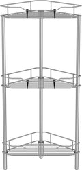 3 Tier Floor Standing Corner Shower Caddy Organizer Shelf by HuggieGems