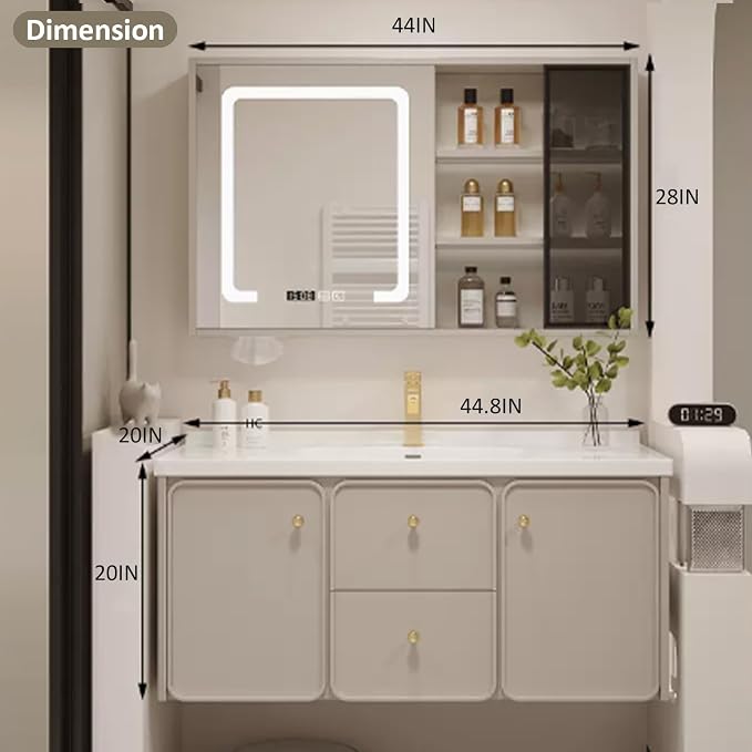 Bathroom Vanity - 44IN Luxurious Bathroom Vanity - Image 2