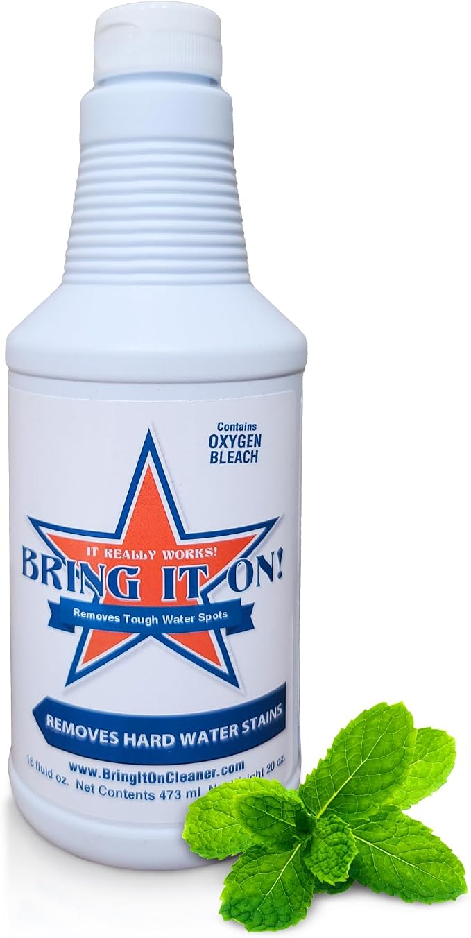Bring It On Grout Cleaner, Hard Water Stain Remover, Remove Spots on Shower Door by Unknown