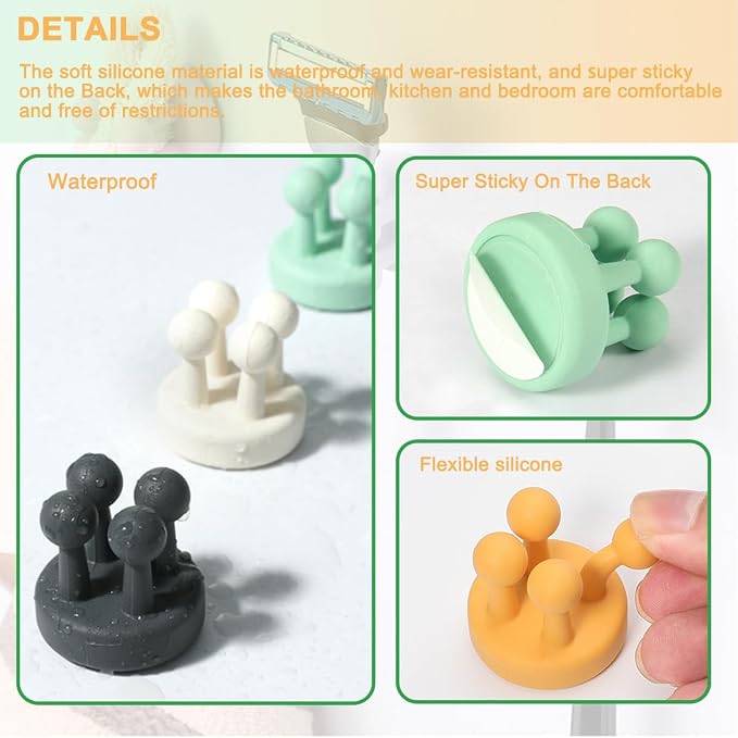 Toothbrush Holders Silicone Toothbrush Holders - Image 2