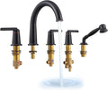 Roman Tub Faucet Set with Hand Shower, KRUZOO Bathtub Faucet Set Trim Kit with by KruzooSanitaryWare