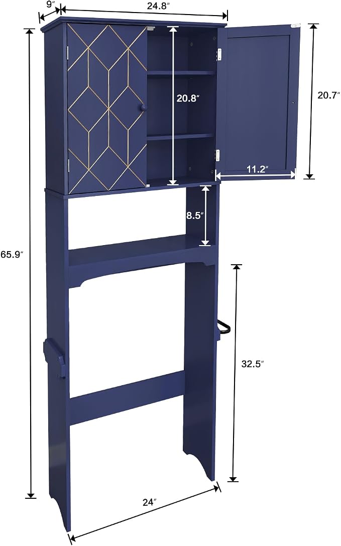 HLR Over The Toilet Storage Cabinet - Image 2
