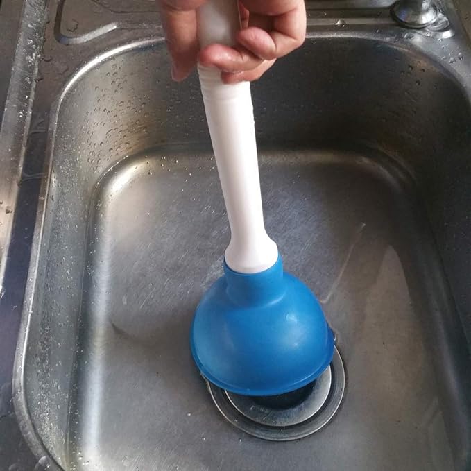 Coralpearl Drain Plunger, Small Hand Force Plumber Helper, Little 4 inch Cup - Image 5