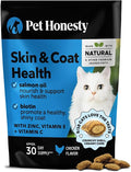 Cat Skin & Coat Health Chews – Crunchy & Creamy Treats by PetHonesty