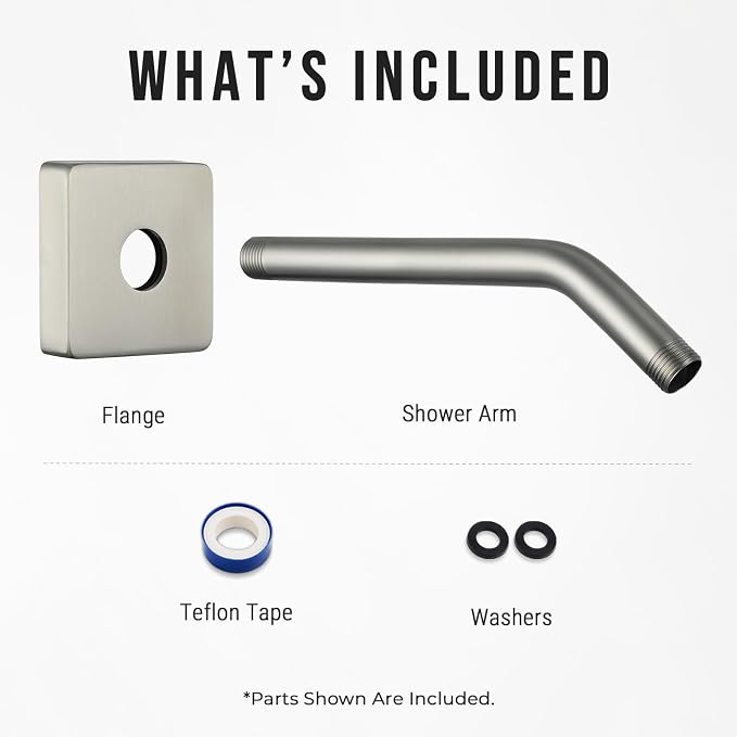 G-Promise All Metal 10-Inch Shower Arm - Image 7