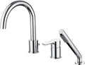 3 Hole Deck Mount Roman Tub Faucet by SUMERAINFAUCETS