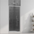 27-30" W x 72" H Pivot Swing Glass Shower Doors, 180° Rotating Retractable by ShowerDoor
