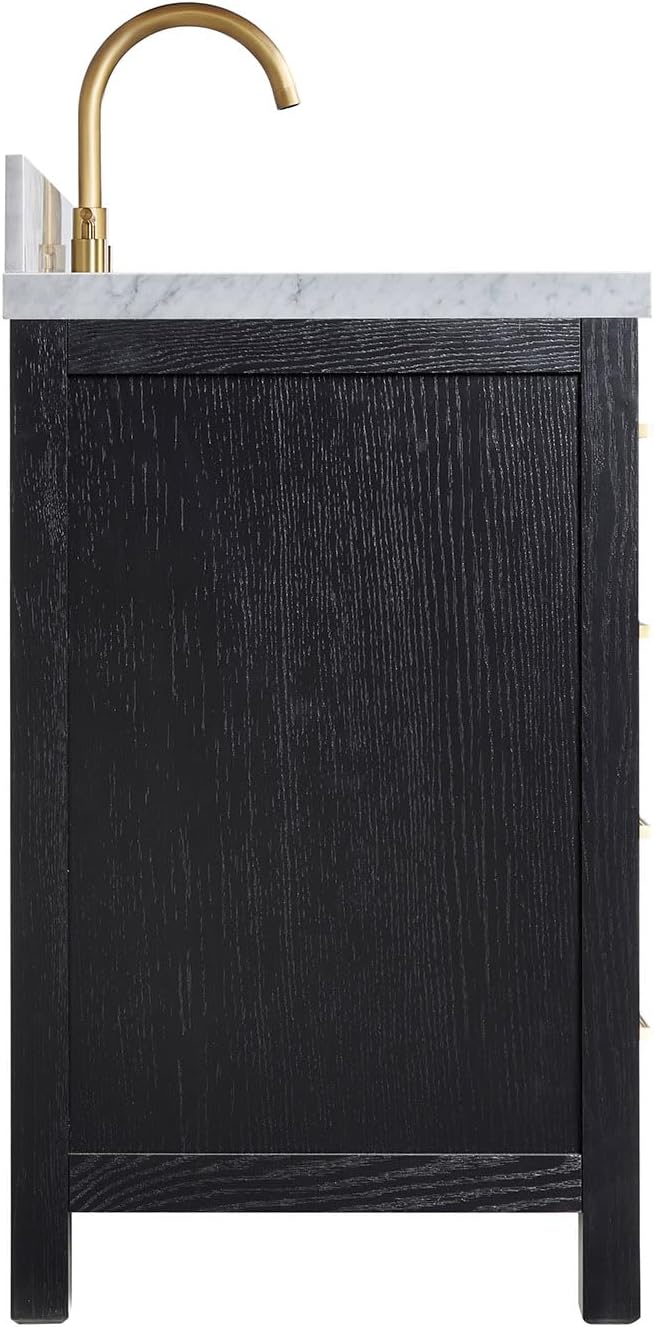 ARIEL Cambridge 49 Inch Single Oval Sink Bathroom Vanity - Image 5