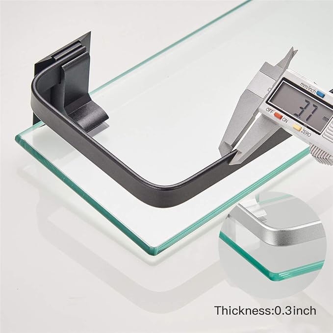 VOLPONE Bathroom Glass Shelf - Image 3