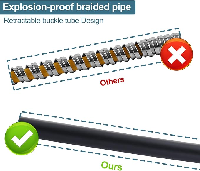 Aleasha Extra Long PVC Shower Hose Replacement - Image 7