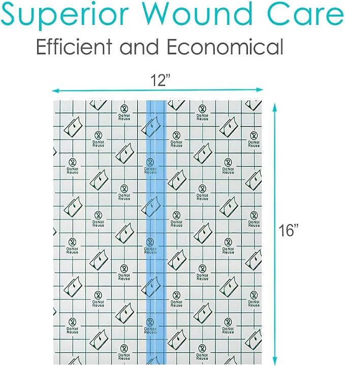 12"x16" Waterproof Shower Cover Incision Bandages - Image 7