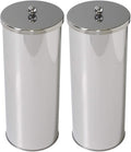 Zenna Home Toilet Paper Holder Stand, Enclosed Toilet Paper Storage Holds 3 TP by ZennaHome