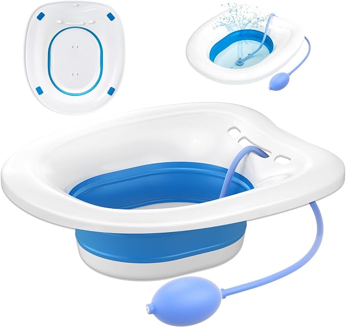Sitz Bath, Sitz Bath for Toilet Seat, Postpartum and Hemorrhoids Care Kit by Unknown