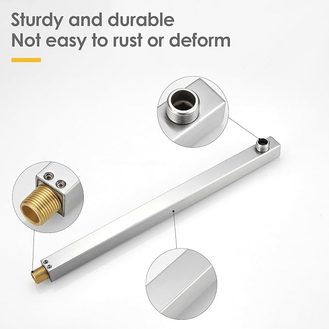 BESy 14 Inches Straight Extended Shower Arm - Image 4