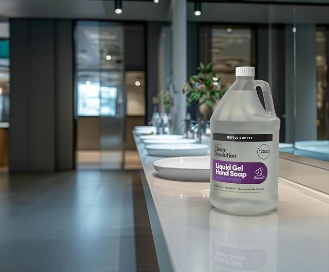 Clean Revolution Liquid Gel Hand Soap, Silky Rich Liquid, Quick Lather - Image 4