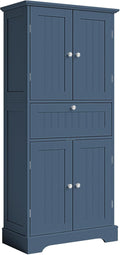 ChooChoo 51" H Tall Bathroom Floor Cabinet, Modern Bathroom Storage Cabinet by ChooChoo