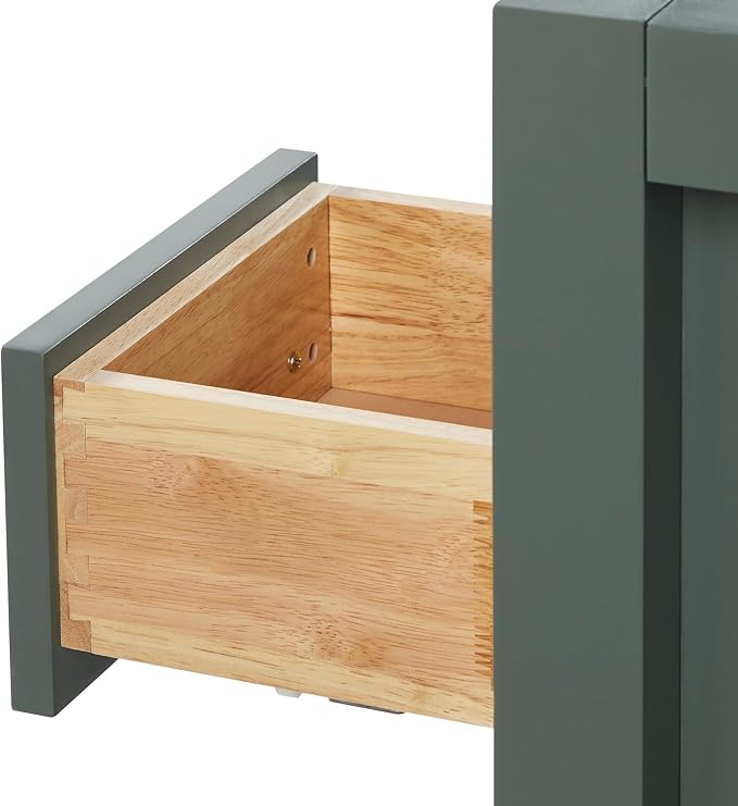 ARIEL Magnolia 48 Inch Single Sink Base Cabinet in Vintage Green - Image 3