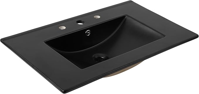 JONATHAN Y SNK1002B Ancillary 3-Hole 30 in. W x 18.25 in. D Classic by JONATHANY
