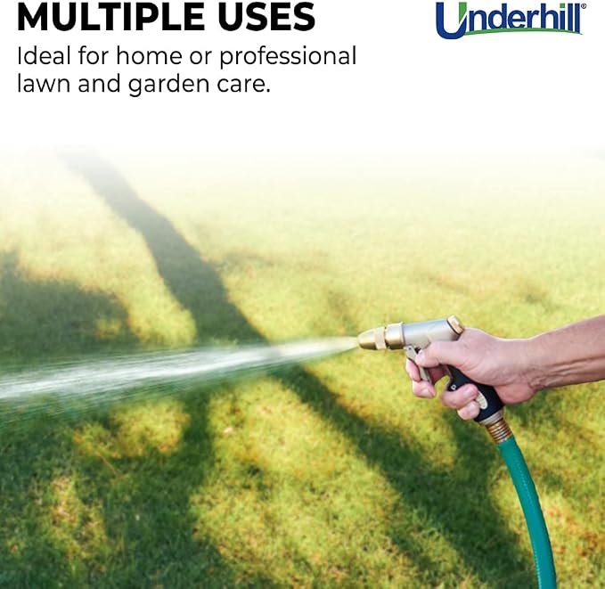Underhill Prospray Gold Series Garden Water Hose Gun Nozzle Sprayer Head - Image 6