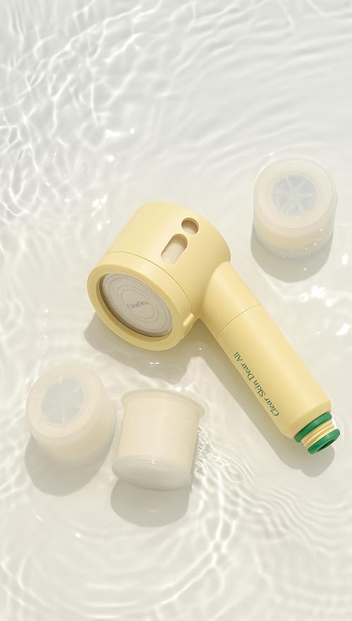 Glow On and On Shower Head & Mucin + Collagen Cartridge Set – Hydrating Filter - Image 4