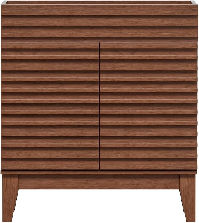 ROOMTEC 30" Bathroom Vanity, Mid-Century Freestanding Bathroom Vanity Cabinet - Image 6