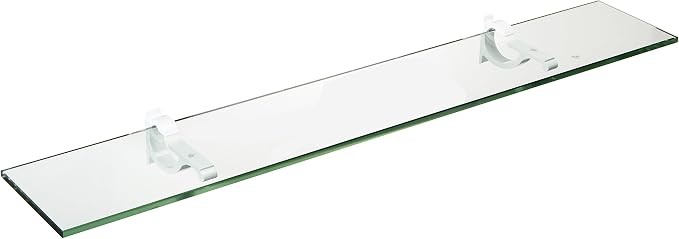 Spancraft Glass M-10x18-White Monarch Glass Shelf by Spancraft