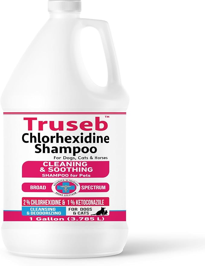 Truseb Topical Ketoconazole and Chlorhexidine Shampoo by Pet+Health+Pharma
