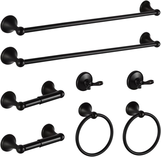 BGL Bathroom Hardware Set Oil-Rubbed Bronze Bath Towel Bars Adjustable by BGL