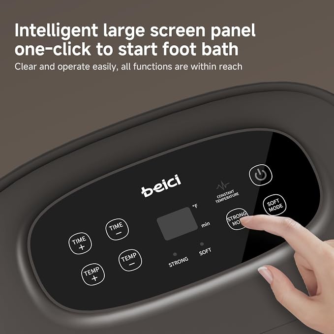 High Depth 14in Feet Foot Spa Electric Rotary Massage - Image 3