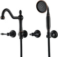 SUMERAIN Oil Rubbed Bronze Wall Mount Bathtub Faucet by SUMERAINFAUCETS