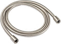 72-inch Extra Long Brushed Nickel Shower Hose Replacement, 304 Stainless Steel by JAKARDA