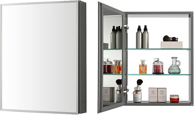 Blossom 16x20 Inch Aluminum Medicine Cabinet - Image 3
