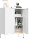 Metal Locker Storage Cabinet, Accent Sideboard Cabinet by Unknown