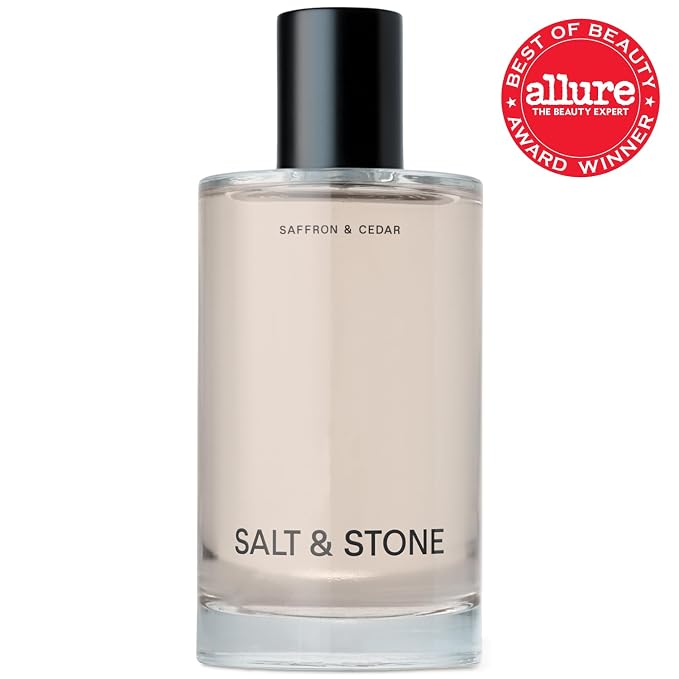 Salt & Stone Body Mist, Saffron & Cedar Scent, Skincare Infused Hair & Body - Image 7