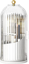 Birdcage-Style Concealed Toothbrush Holder Sliding Lid Bathroom Counter by Believeinthemagicoffamily