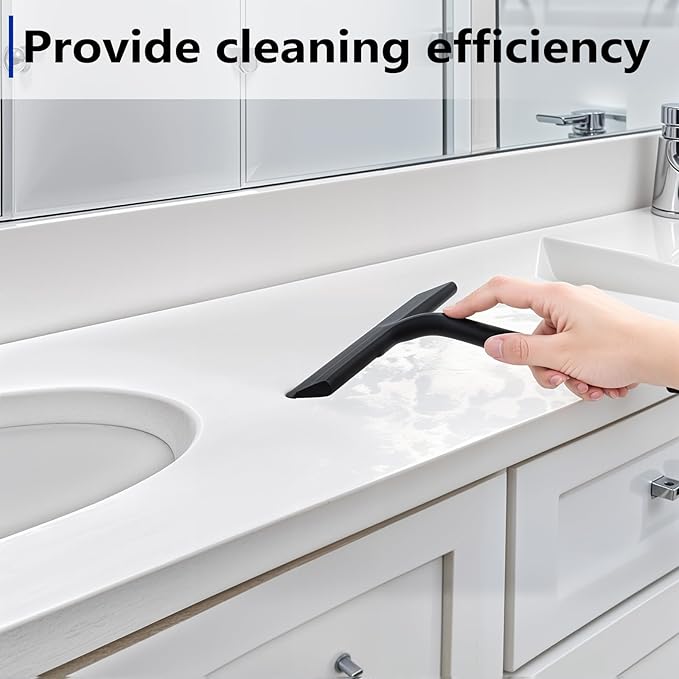 Shower Squeegee for Glass Doors and Bathroom, Stainless Steel - Image 5