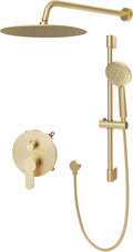 Gabrylly Shower System, High Pressure 12" Rain Shower Head by GABRYLLY