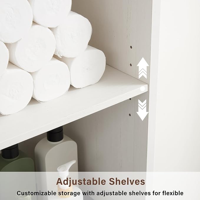 70.87 Tall Bathroom Storage Cabinet, Farmhouse Storage Cabinet - Image 5